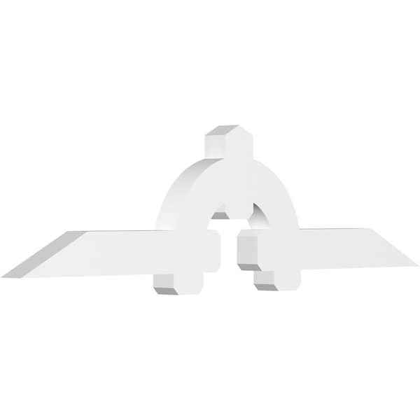Ekena Millwork Ericson Architectural Grade PVC Gable Bracket, 84"W x 21"H x 4"D x 6"F, 6/12 Pitch GBP084X21X0406ERI00 - main
